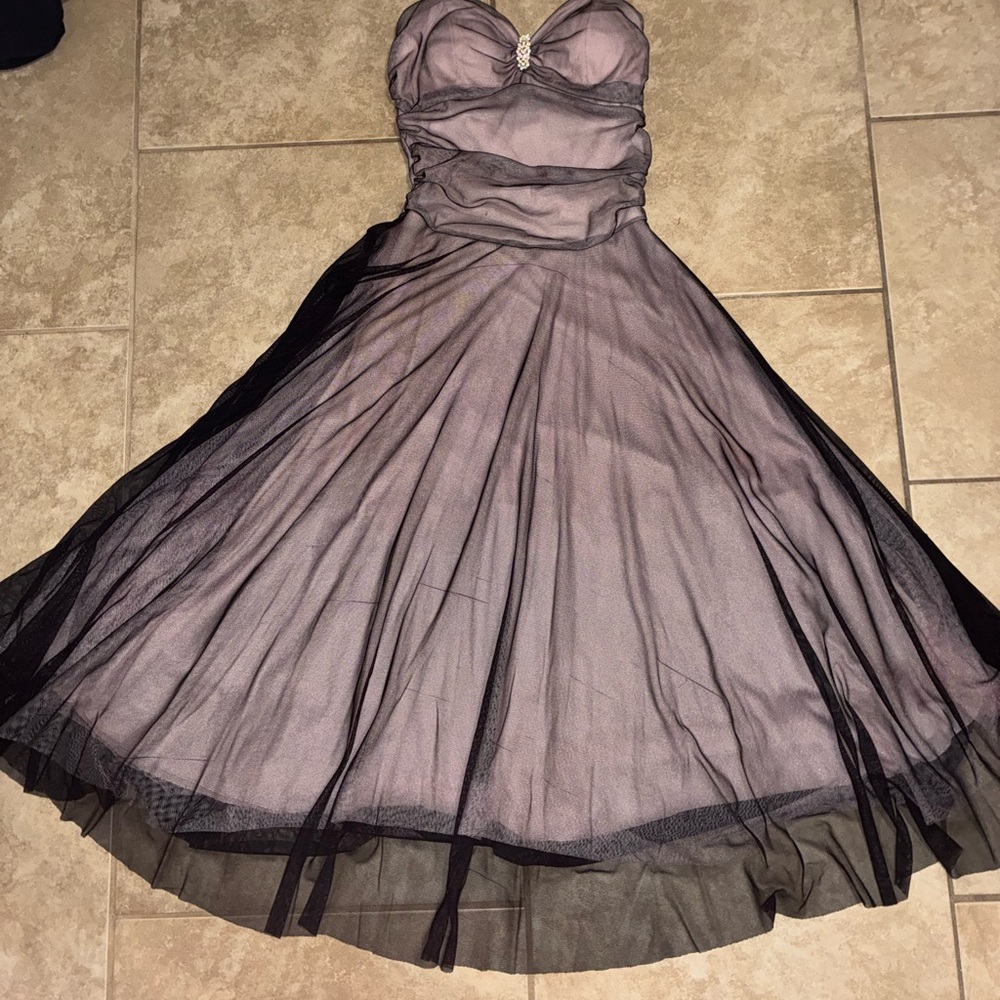 Pink tulle dress